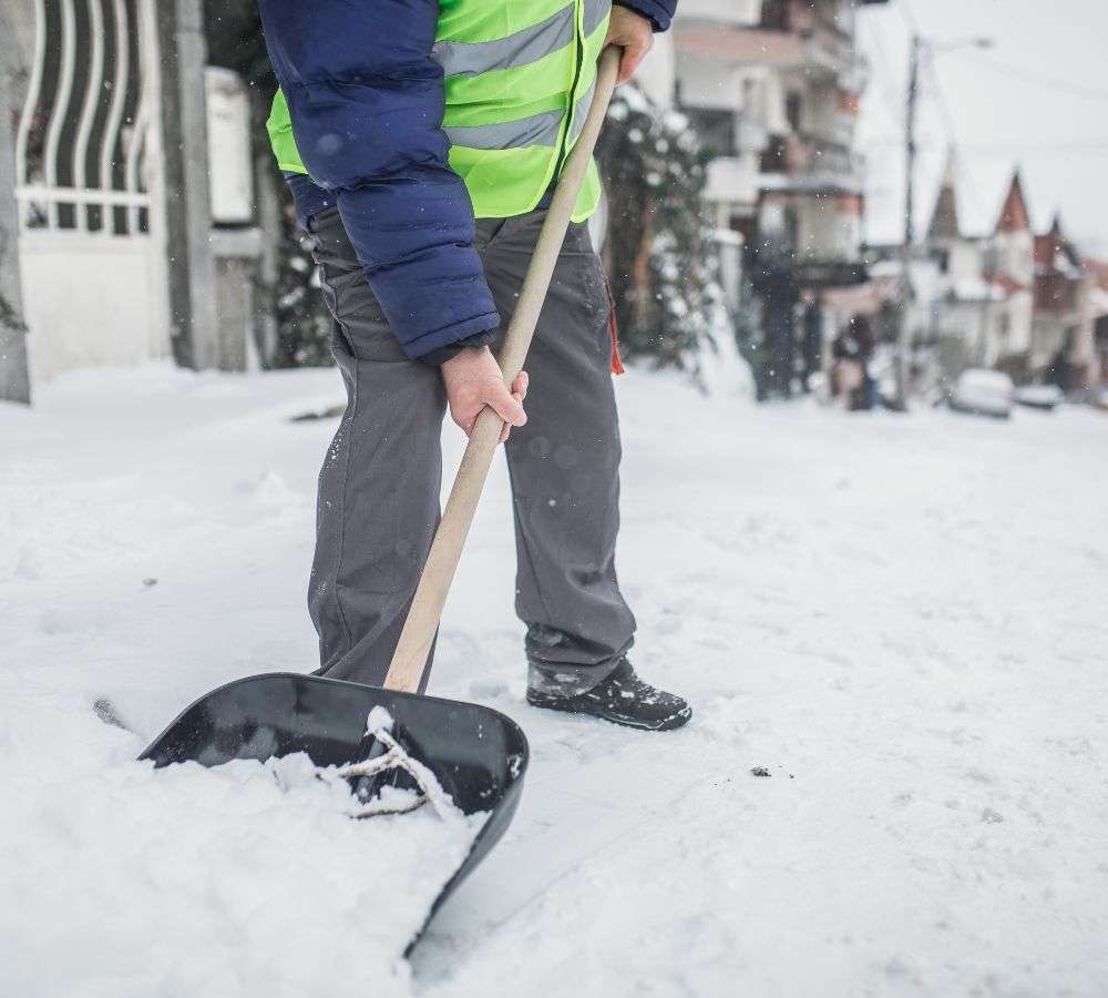 Residential snow removal.