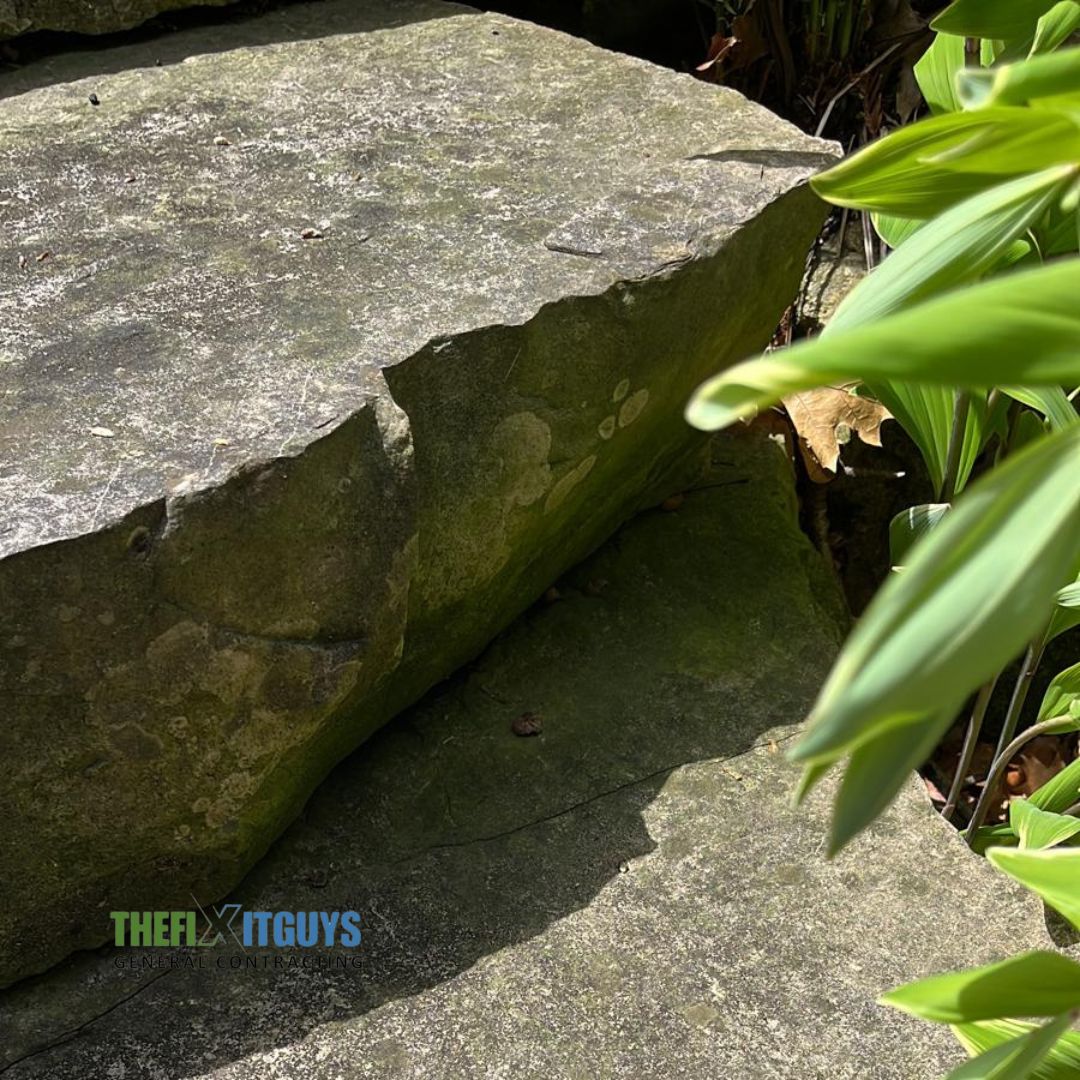 thefixitguys natural stone steps installation in toronto