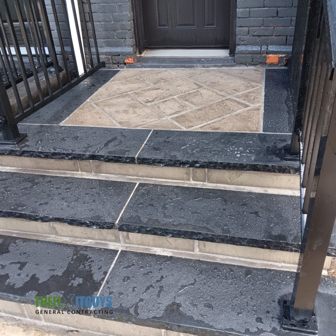 thefixitguys stone steps project in hamilton 1