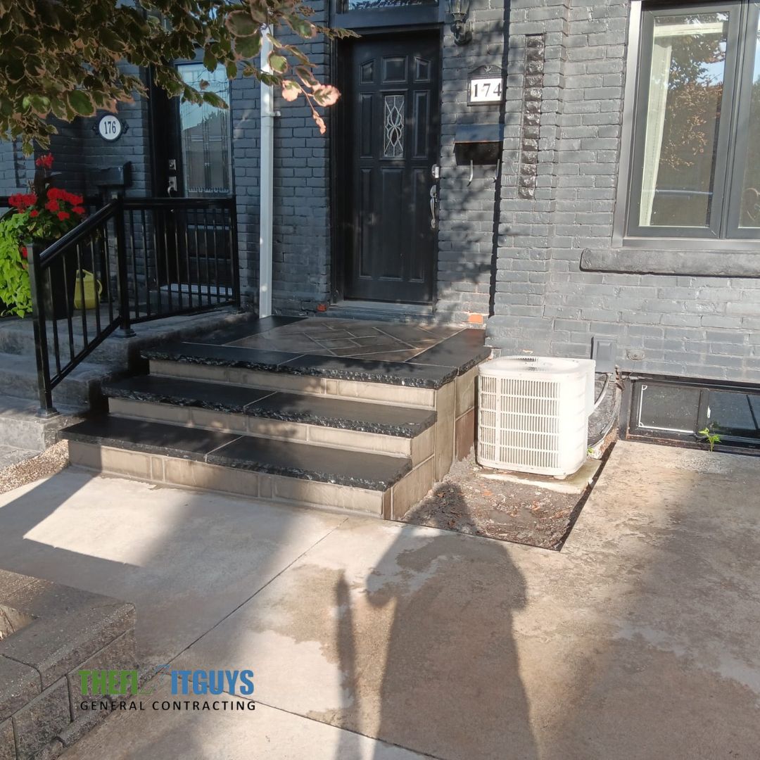 thefixitguys stone steps project in hamilton 5