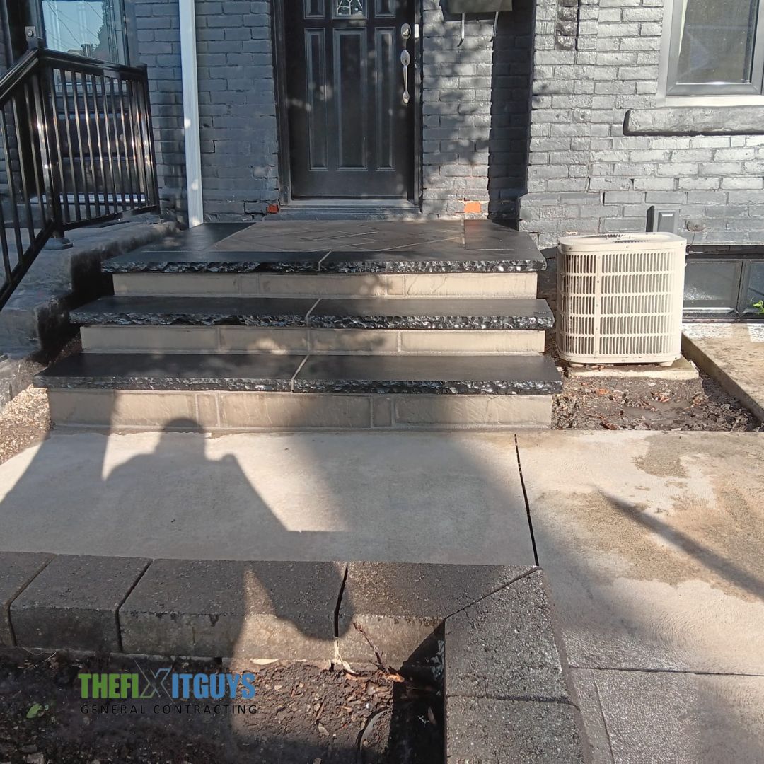 thefixitguys stone steps project in hamilton