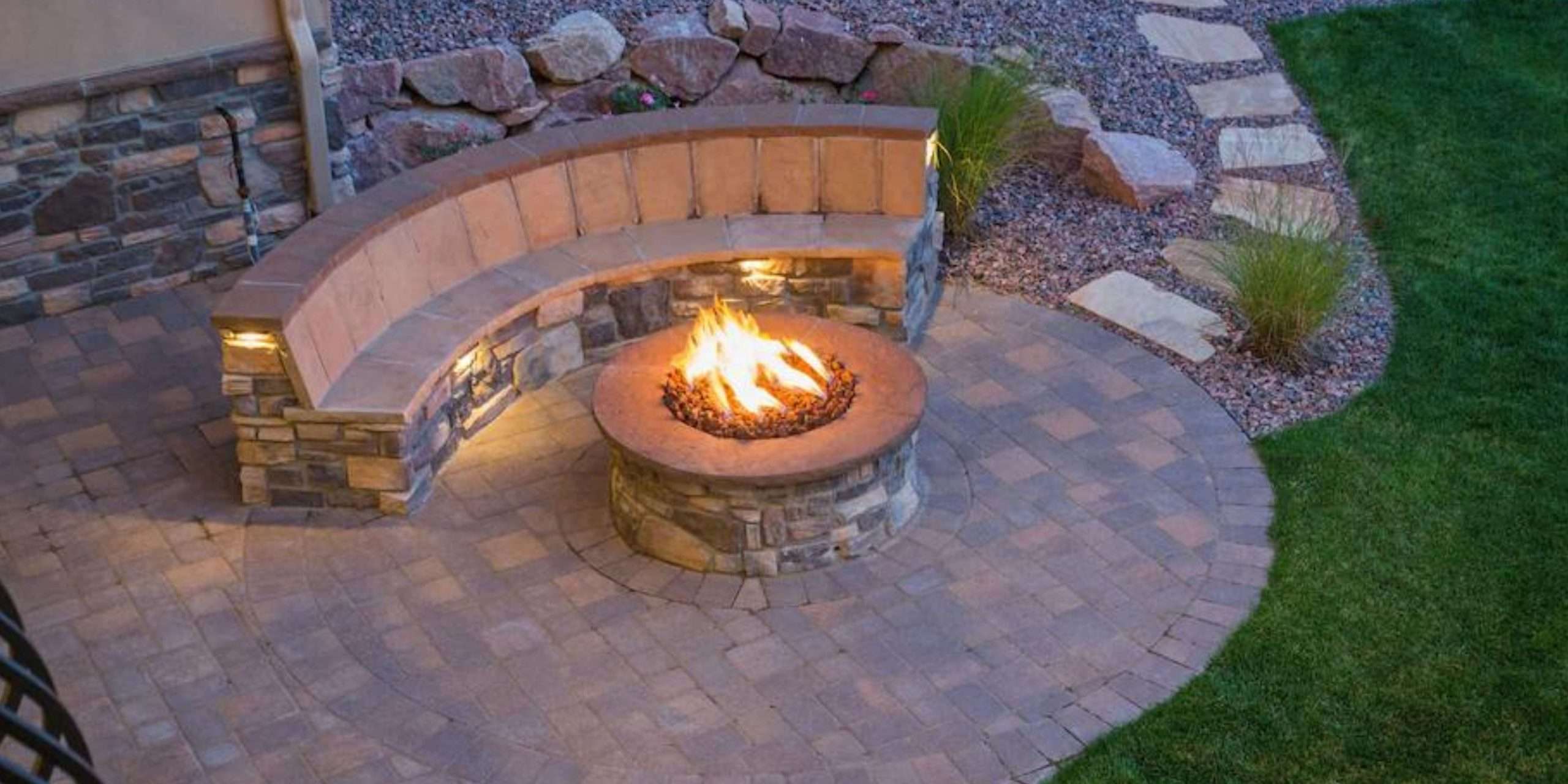 A Fire Pit Seating Area