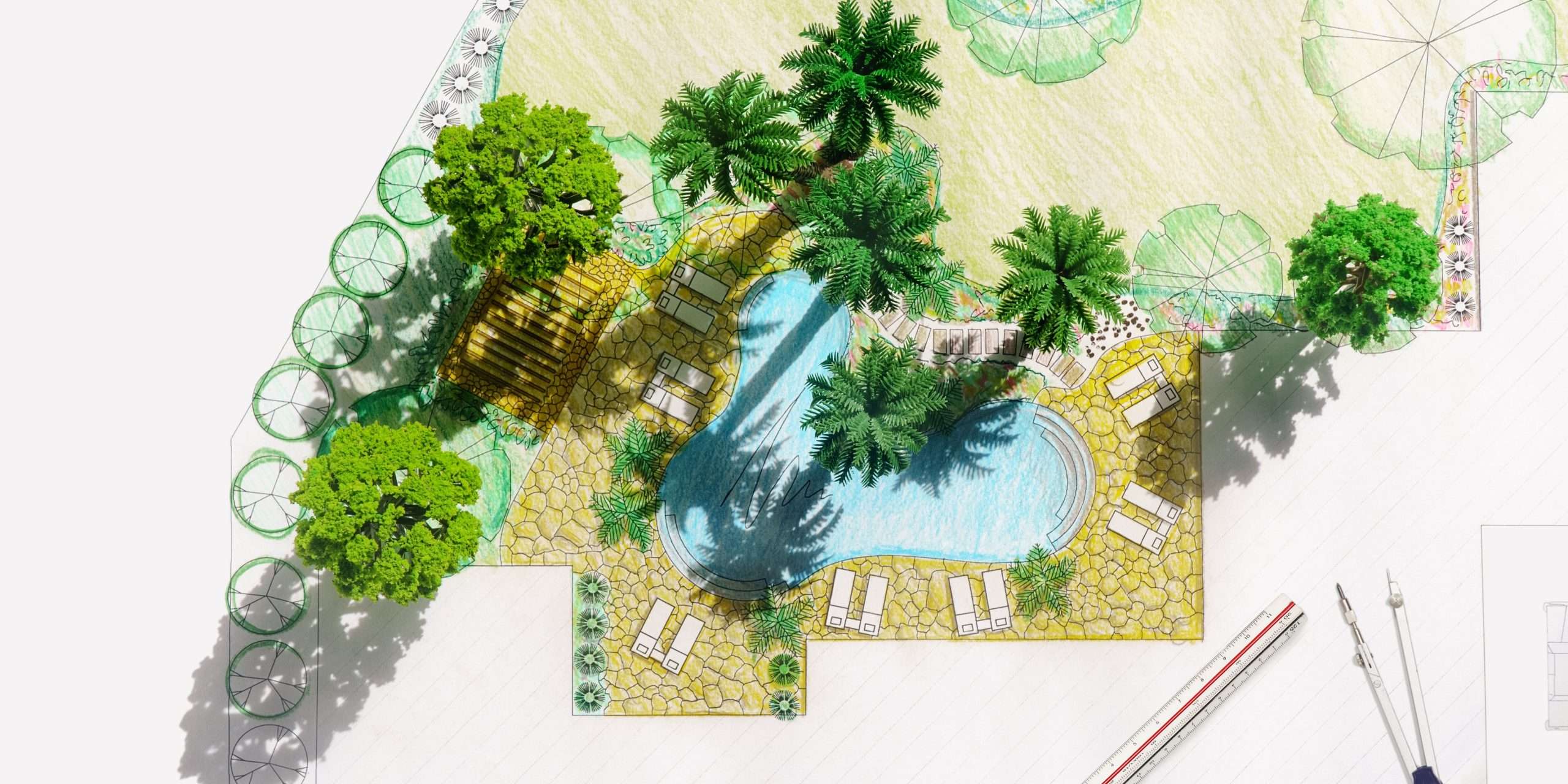 Understanding the 2D and 3D Landscaping Design Process