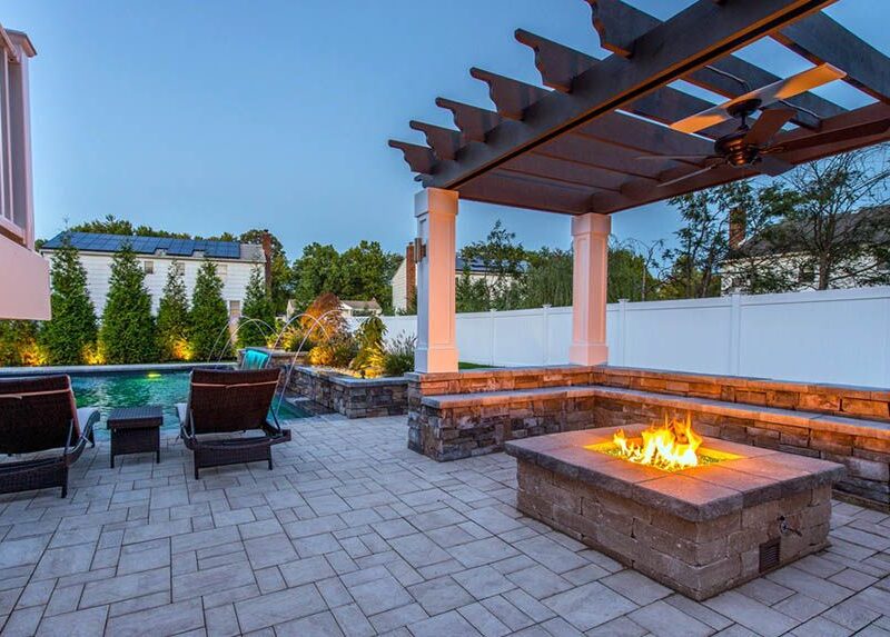 firepit pergola