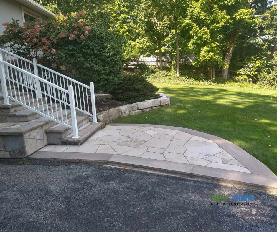 thefixitguys flagstone steps installation portfolio image 2