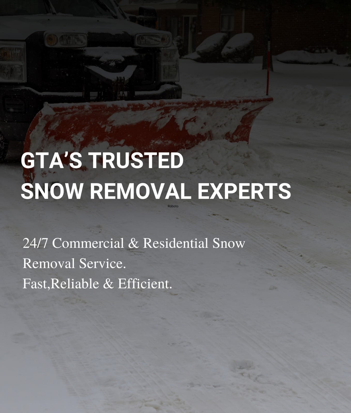 Snow Removal Service